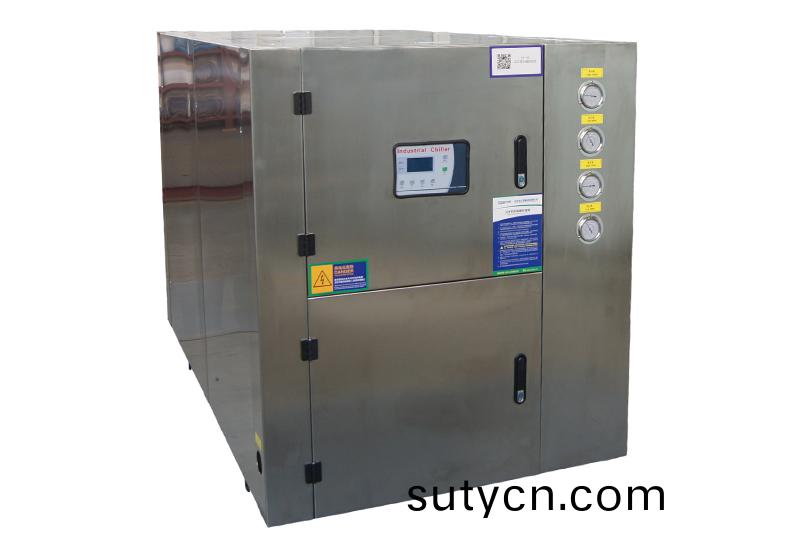 不鏽(xiu)鋼(gang)/低溫水(shui)冷箱式(shi)冷水機組(zu)